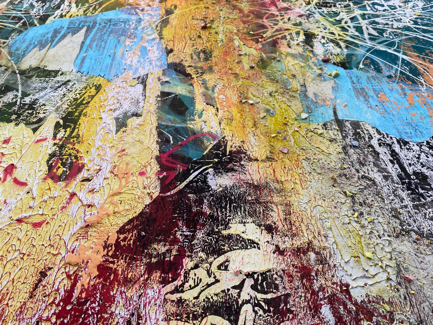 Jose Parla - Writers’ Bench 149th Street And Grand Concourse (Hand Embellished Print)