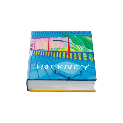 David Hockney - A Bigger Book with a Merc Newson bookstand