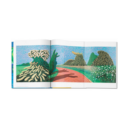 David Hockney - A Bigger Book with a Merc Newson bookstand