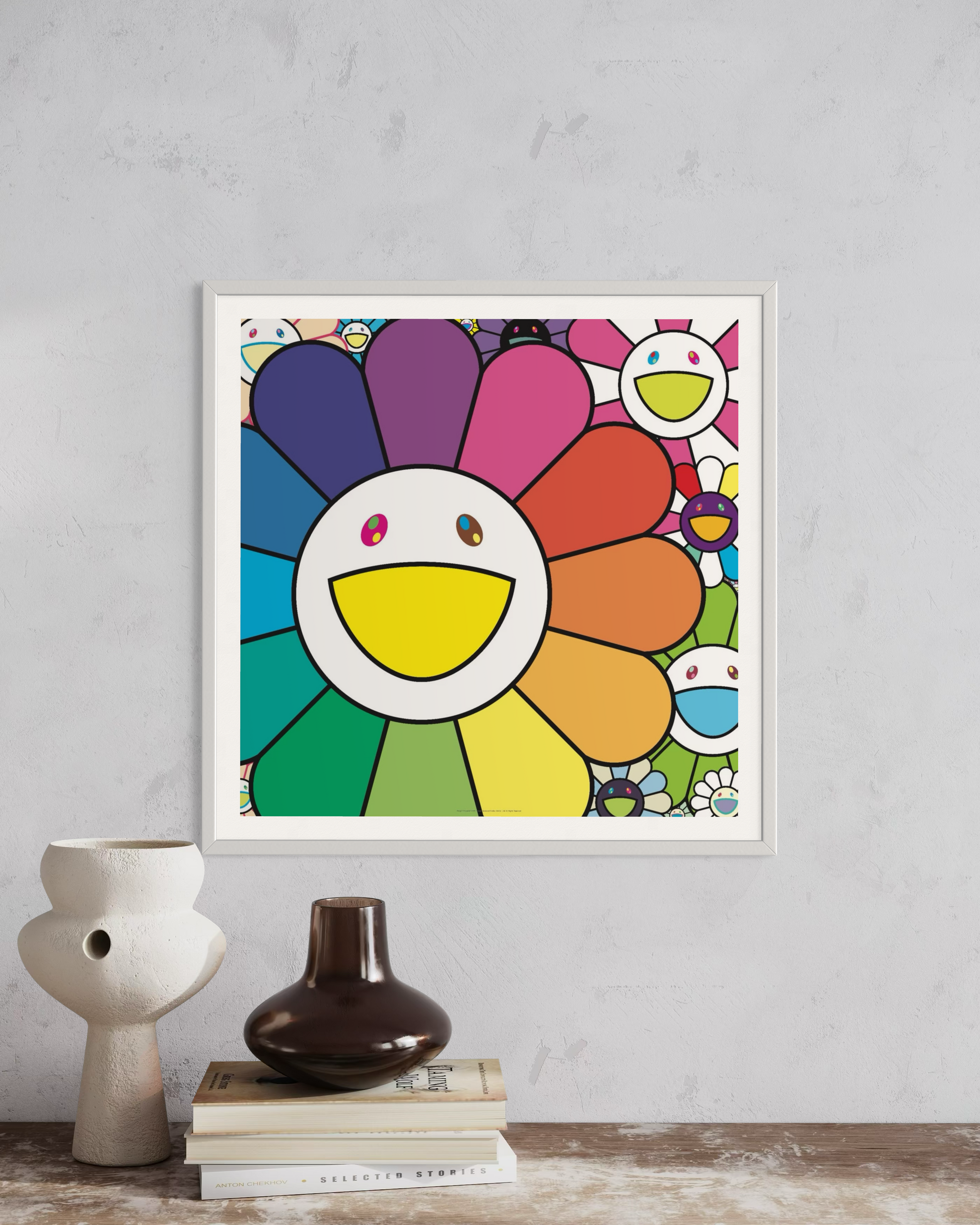 Pop'n Flowers (2025), limited edition print by Takashi Murakami