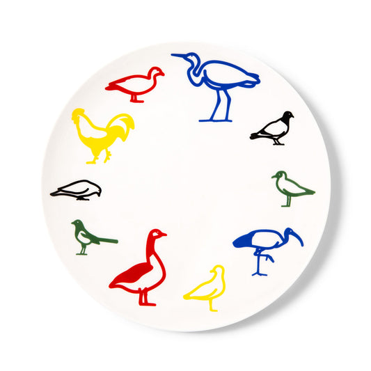 Julian Opie - "Birds" Plate