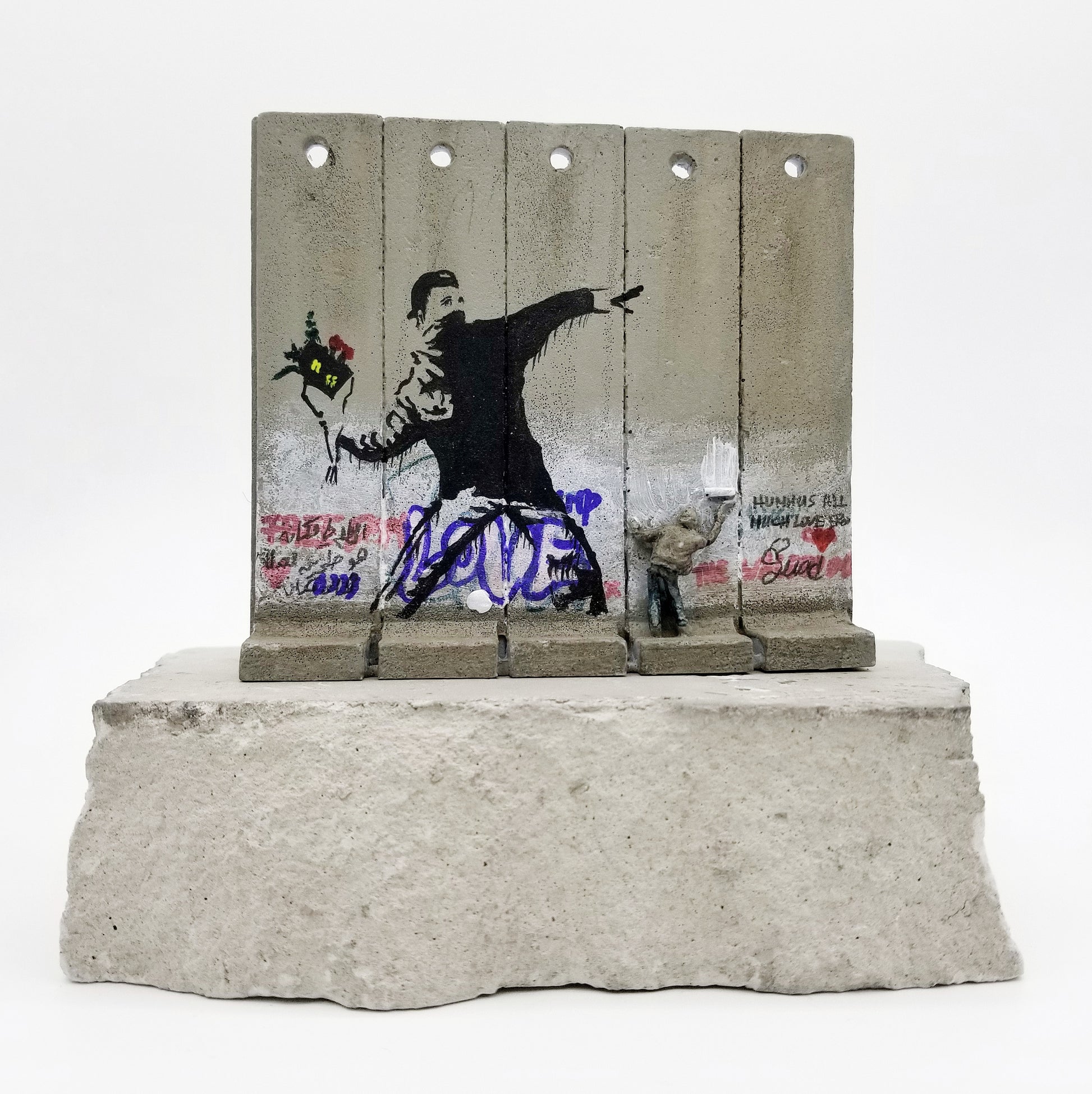 Banksy Walled Off Flower Bomber