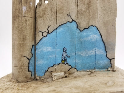 Banksy - Defeated Wall Section / Walled Off Hotel - Beach Boy