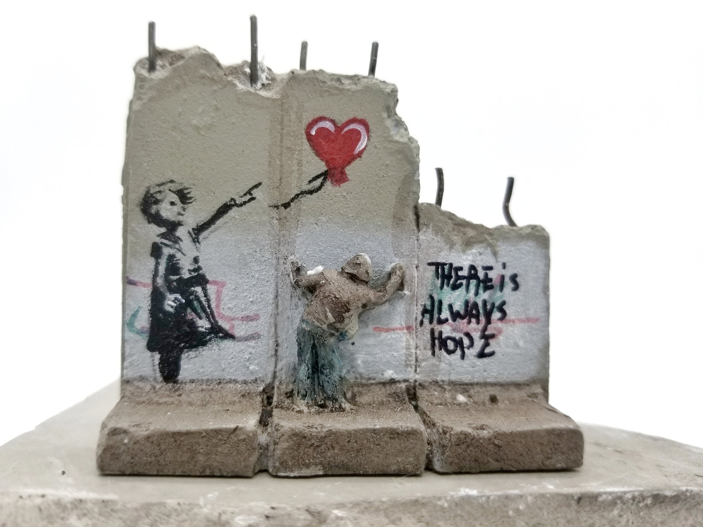 Banksy - Defeated Wall Section / Walled Off Hotel - Girl with Balloon