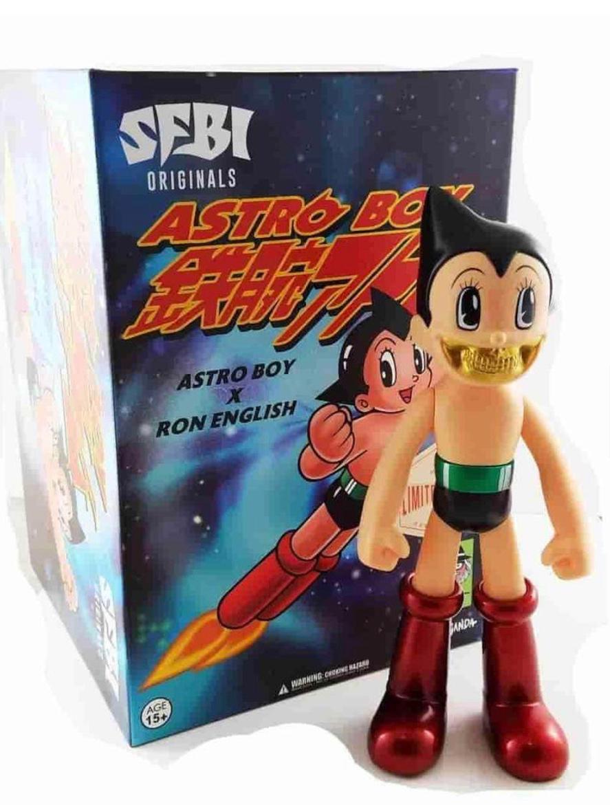 Ron English - Astro Boy Complexcon Supercharged Metallic Version