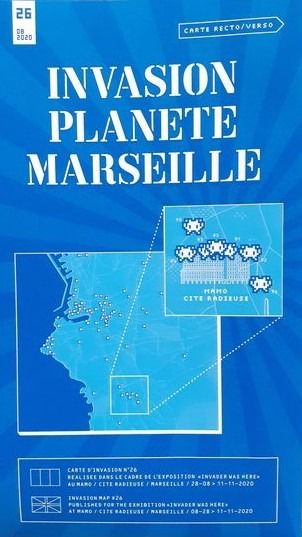 Invader - Invasion Map Marseille - Map 26