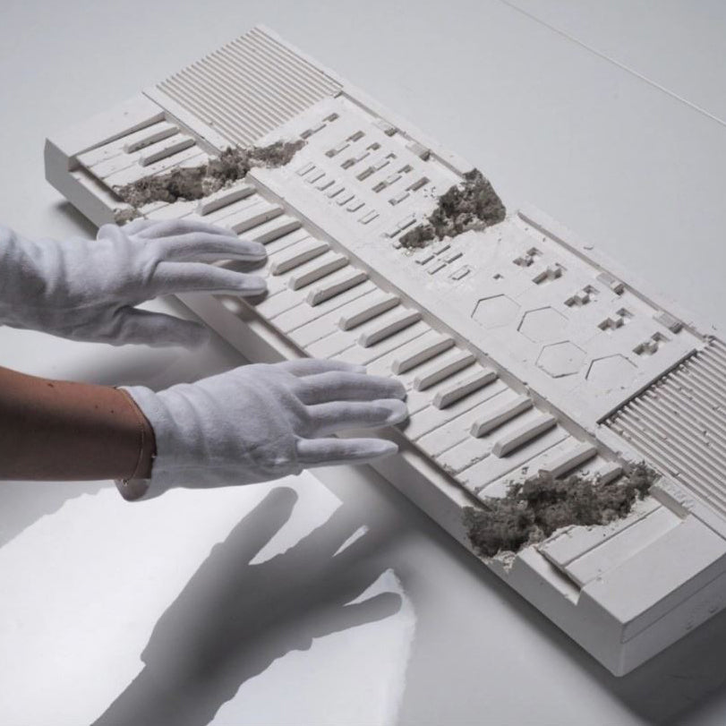 Daniel Arsham Future Relic 09 Keyboard 2018 - [3whitedots]