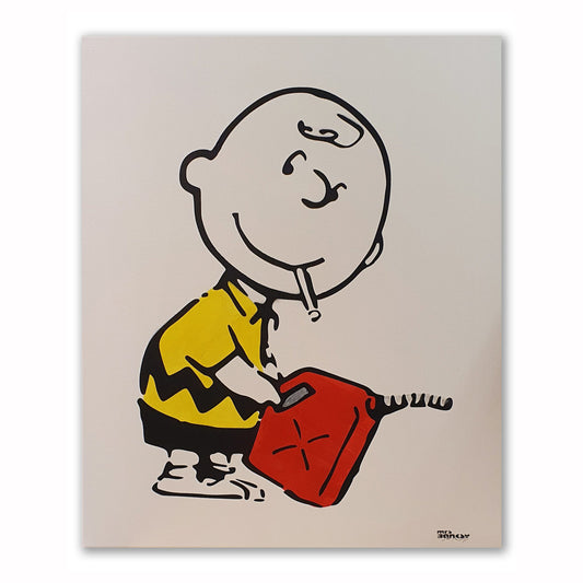Mrs Banksy - Charlie Brown - Canvas