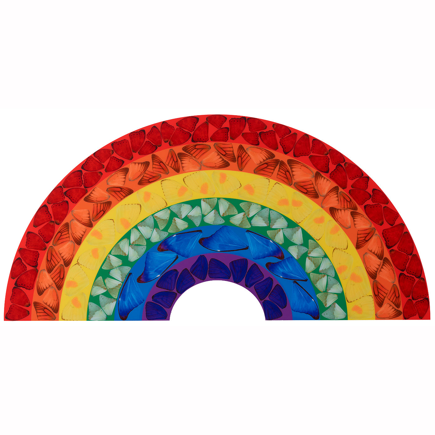 HENI H7-1 BUTTERFLY RAINBOW LARGE BY DAMIEN HIRST - [3whitedots]