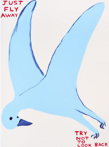 David Shrigley - "Just fly away and try not to look back"