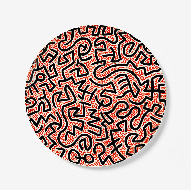 Keith Haring - Coalition for the Homeless Plate