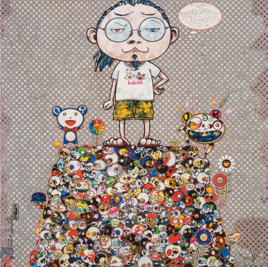 Takashi Murakami - With the Notion of Death, the Flowers Look Beautiful