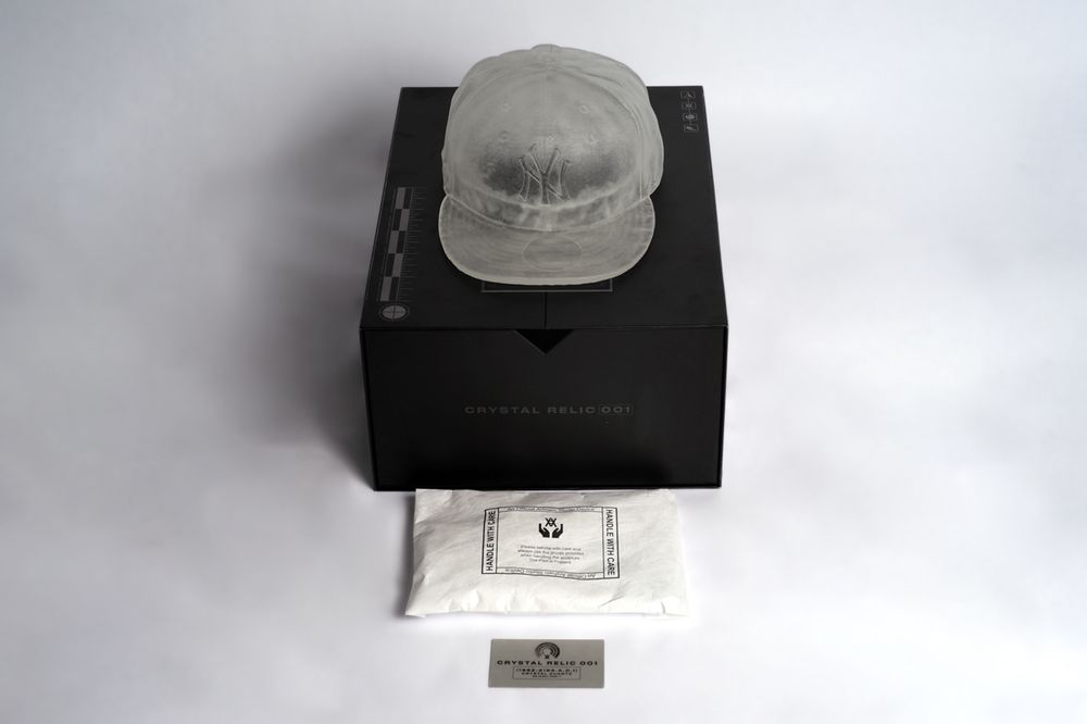 Daniel Arsham Crystal Relic 001 Yankees Hat 2019 - [3whitedots]