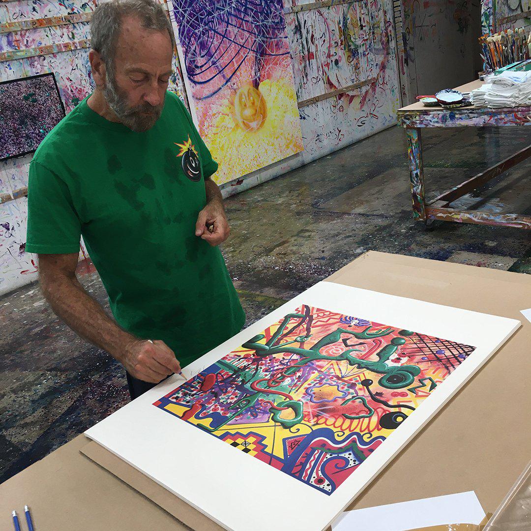 Ratfinkbonerthunk (Signed) (1990), limited edition print by Kenny Scharf