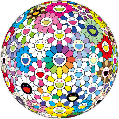 Flower Ball Expanding Universe 2018 by Takashi Murakami - [3whitedots]