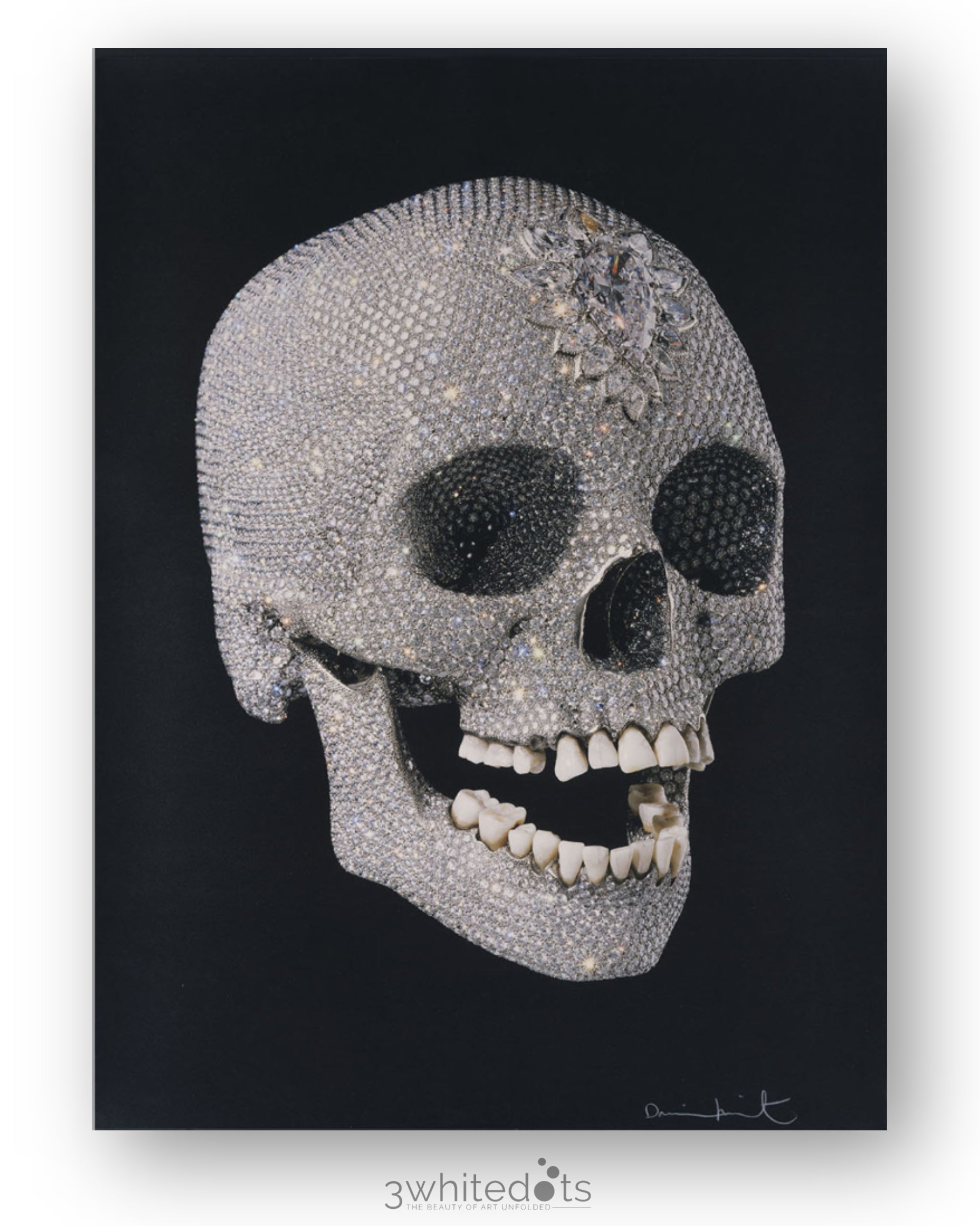 Damien Hirst - For The Love Of God (Shine) (Framed)