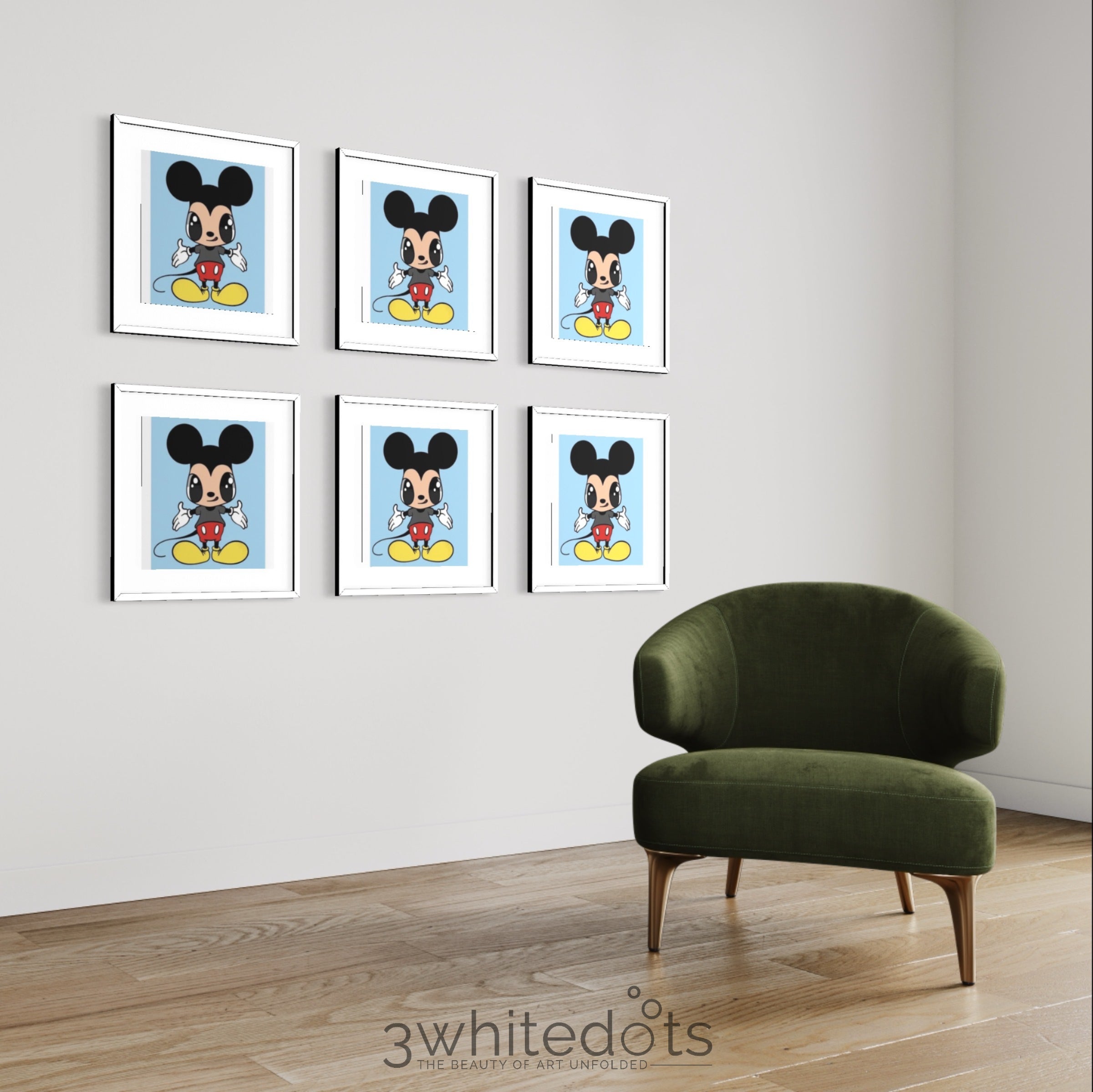 【3枚】 Javier Calleja Mickey Mouse Poster